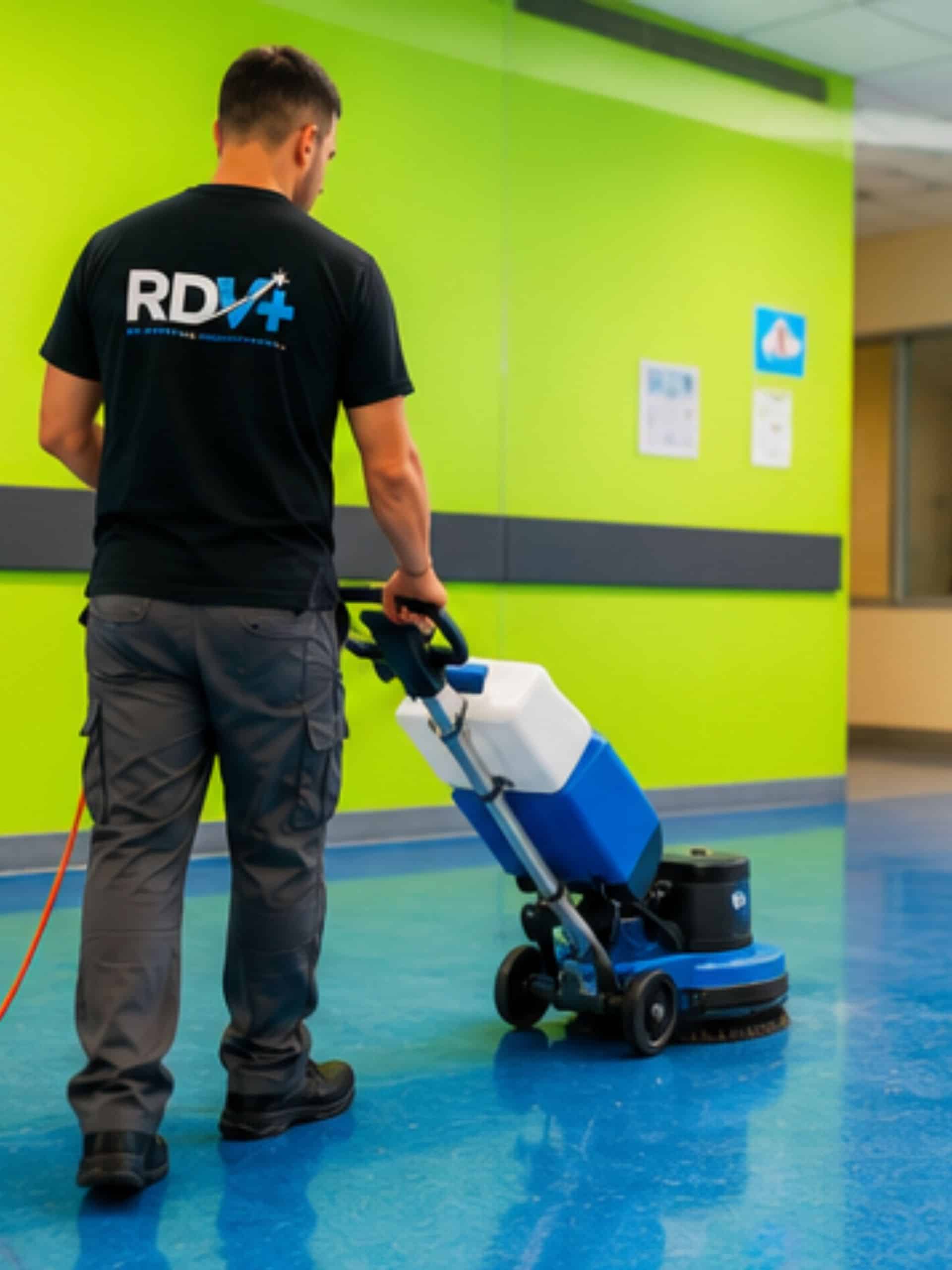RDV Plus Groningen dieptereiniging vloer machine
