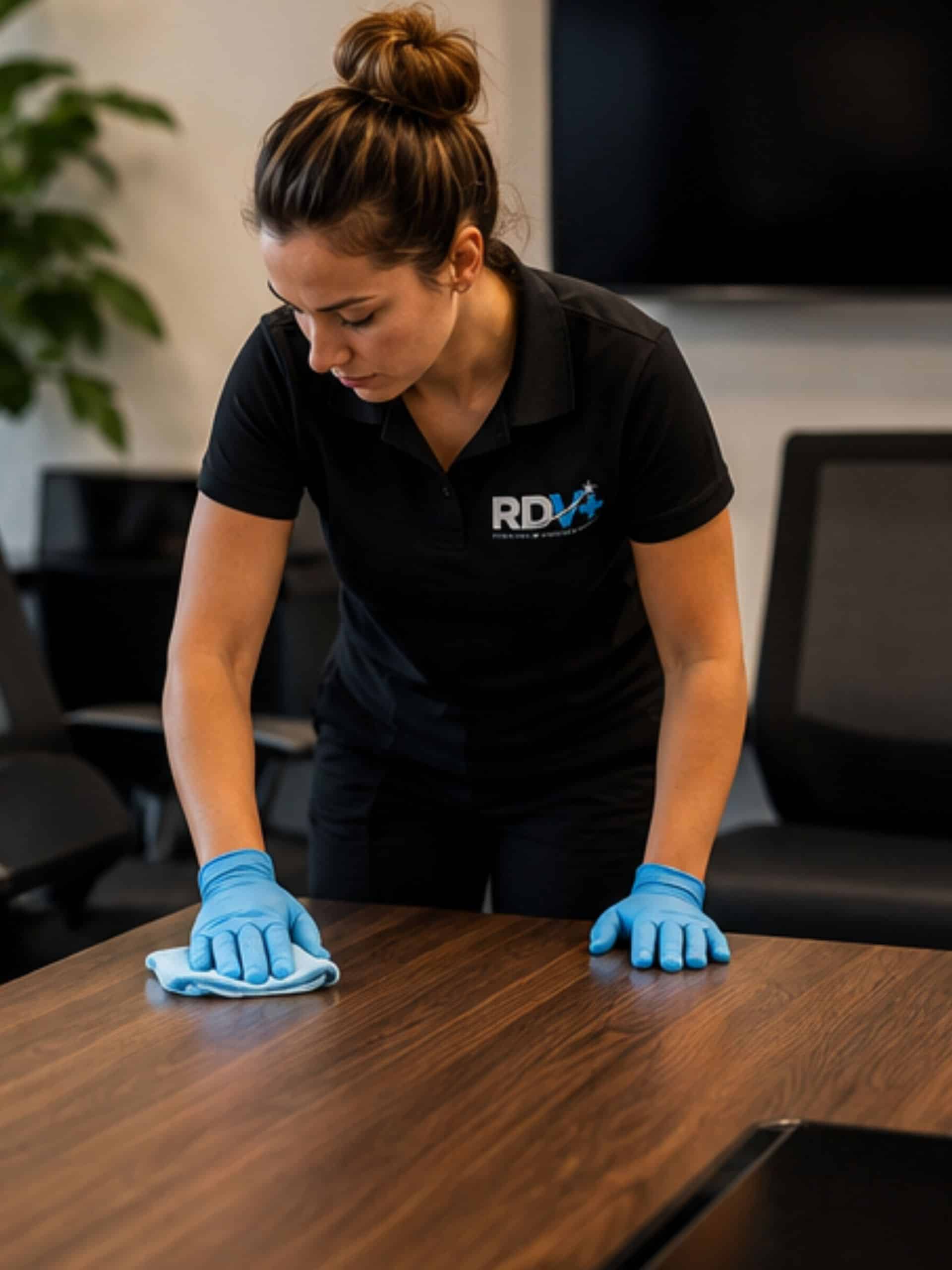 RDV Plus interieurreiniging Groningen vergaderruimte schoon