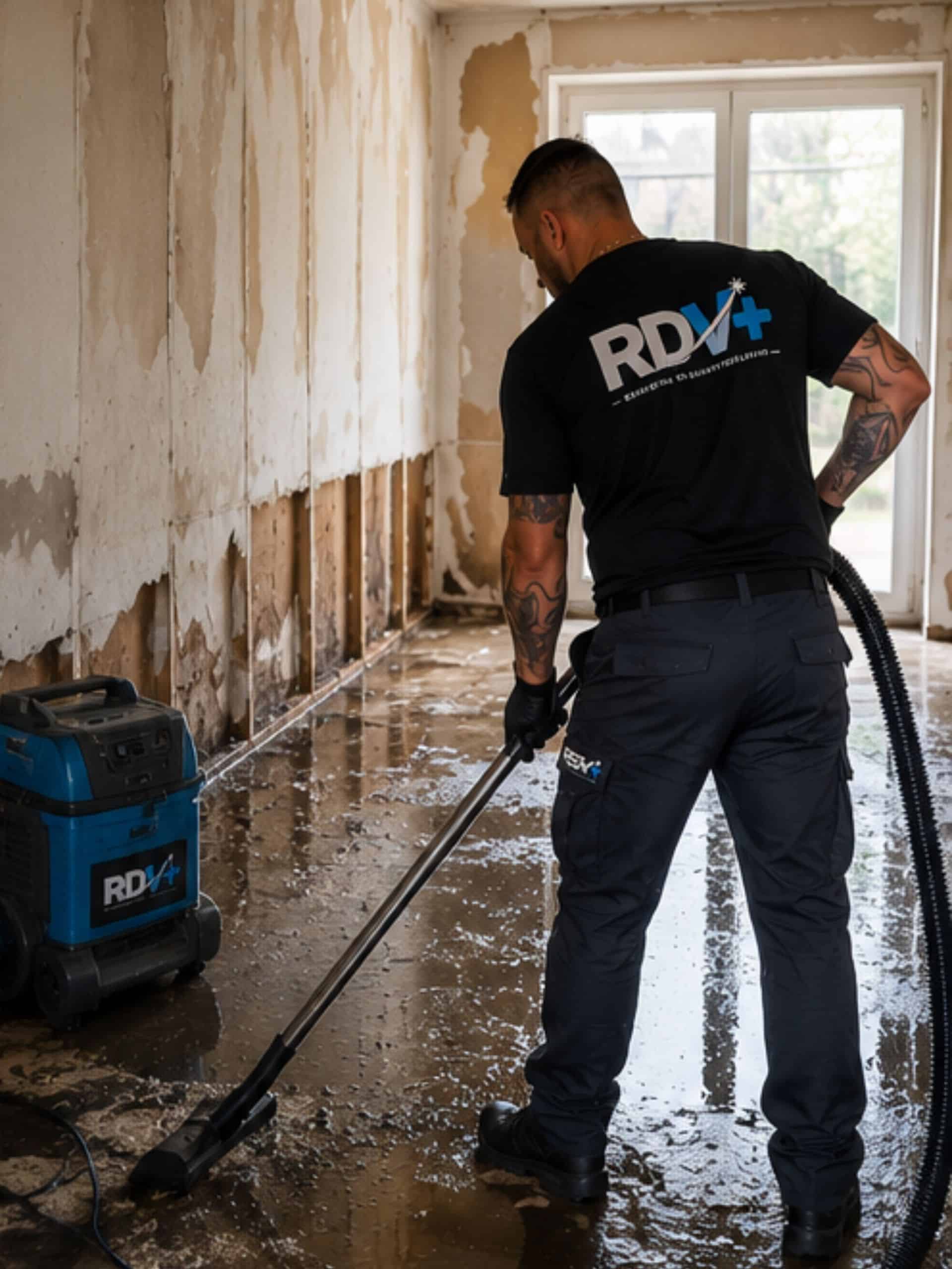 Schoonmaak na schade RDV Plus Groningen brandschade herstel
