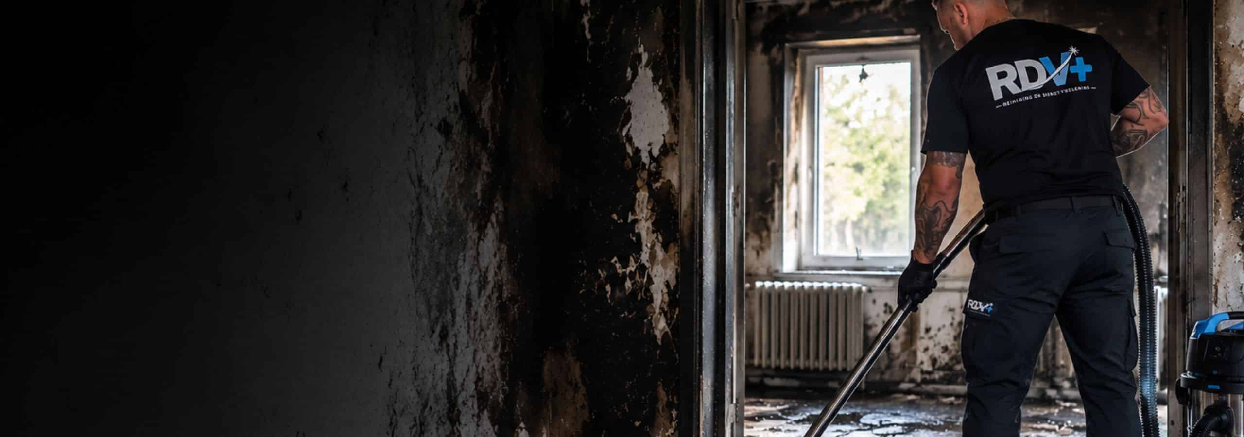 Schoonmaak na schade RDV Plus Groningen