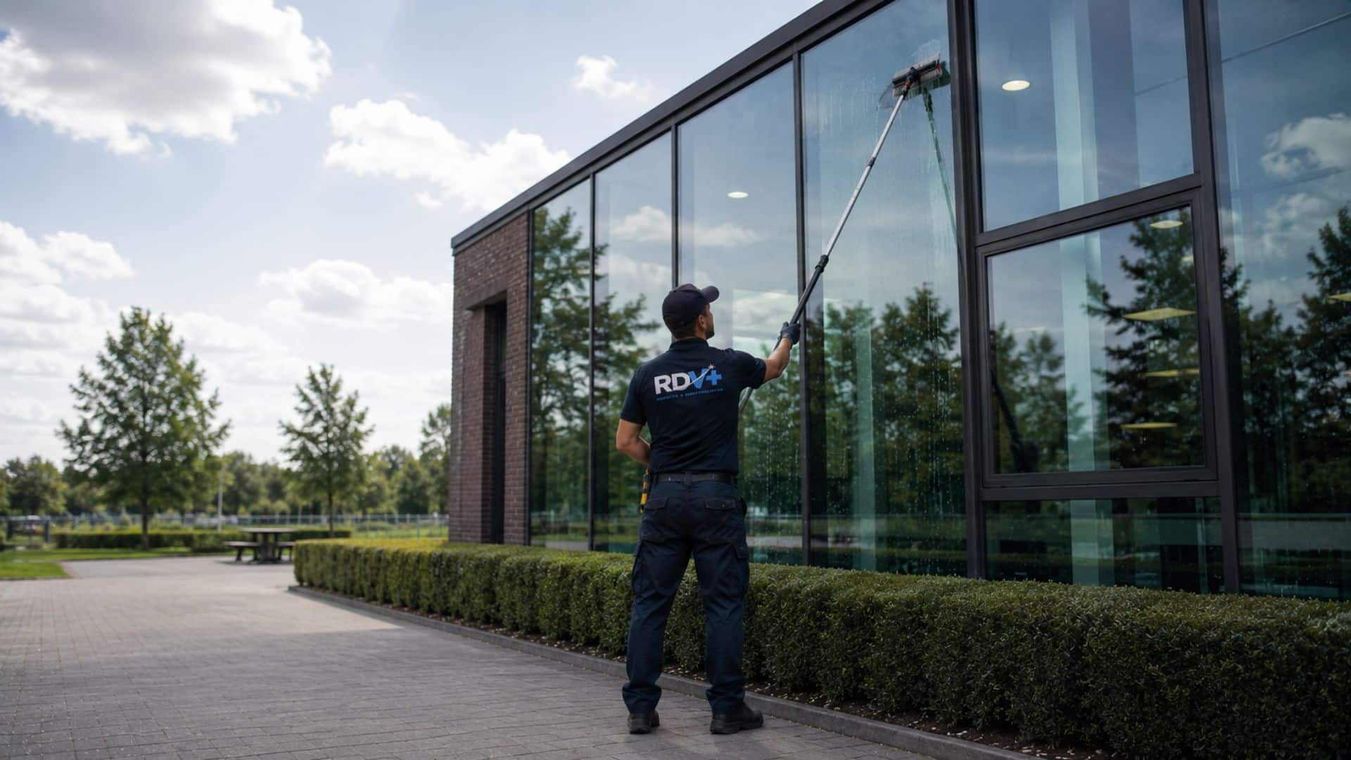 RDV Plus glasbewassing met telescoop Groningen Projecten