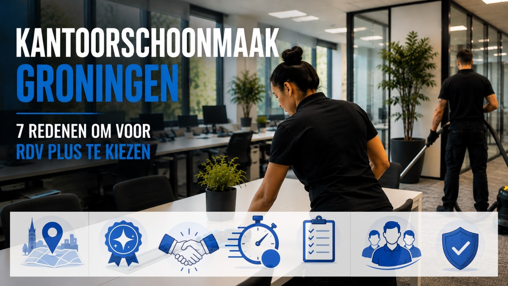 RDV Plus kantoor schoonmaak Groningen 7 redenen Blog