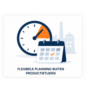 Industriële reiniging RDV Plus planning flexibel