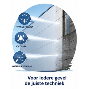 RDV Plus gevelreiniging voor iedere gevel de juiste techniek