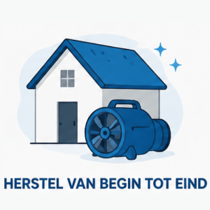 Schoonmaak na schade Groningen RDV Plus herstel van begin tot eind