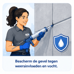 Gevelonderhoud Groningen RDV Plus bescherm de gevel tegen weersinvloeden