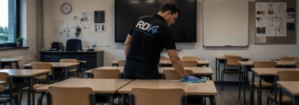 onderwijs instellingen reinigen Gronigen RDV Plus klaslokaal schoon